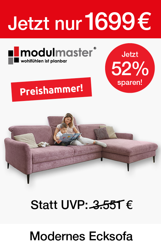 Modulmaster modernes Sofa